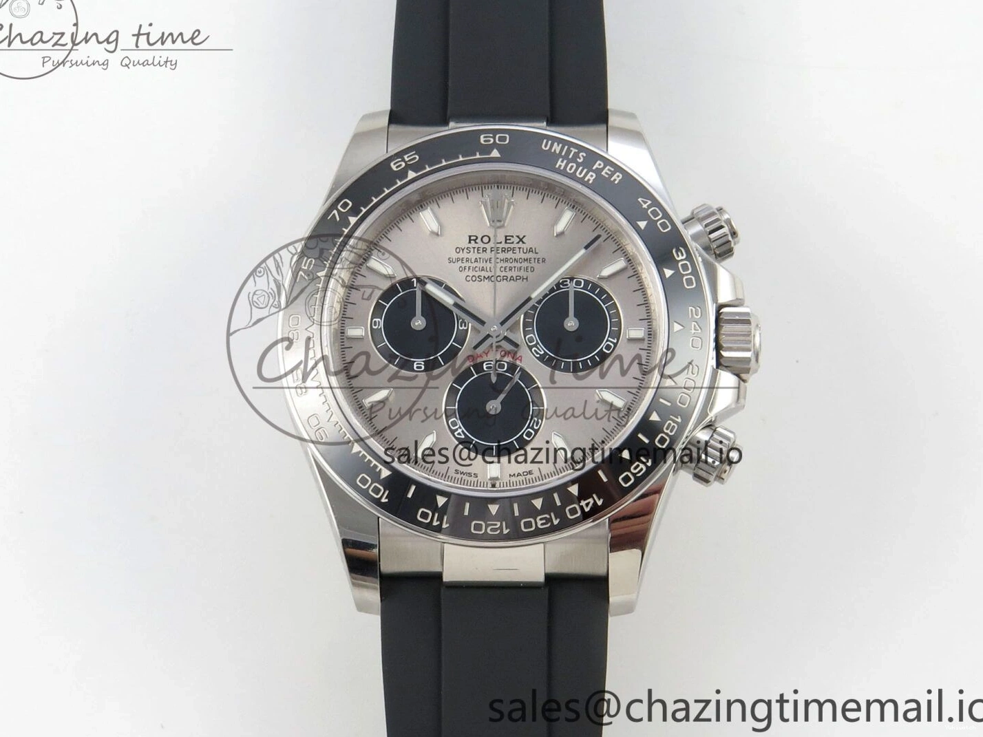 (Weighted) VS4131 V2 Dial Oysterflex 1:1 Strap Edition Black 126519 Daytona Gray on Best VSF 0515